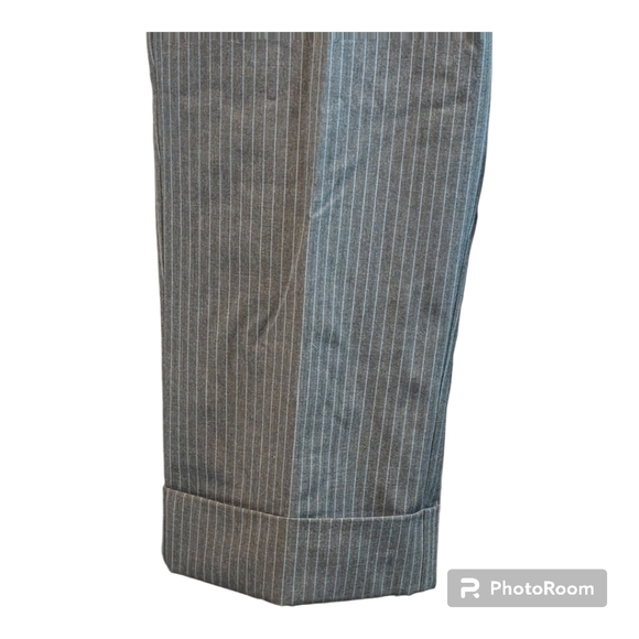 NWT! J Jill Pants Striped Stretch Comfort Cropped Wide Leg Capri SZ 14 - Picture 8 of 14